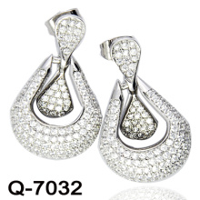 Nueva joyería de plata de la manera de los pendientes de la manera del diseño 925 (Q-7032.)